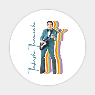 Takeshi Terauchi 寺内タケシ \//\ Retro Fan Art Design Magnet